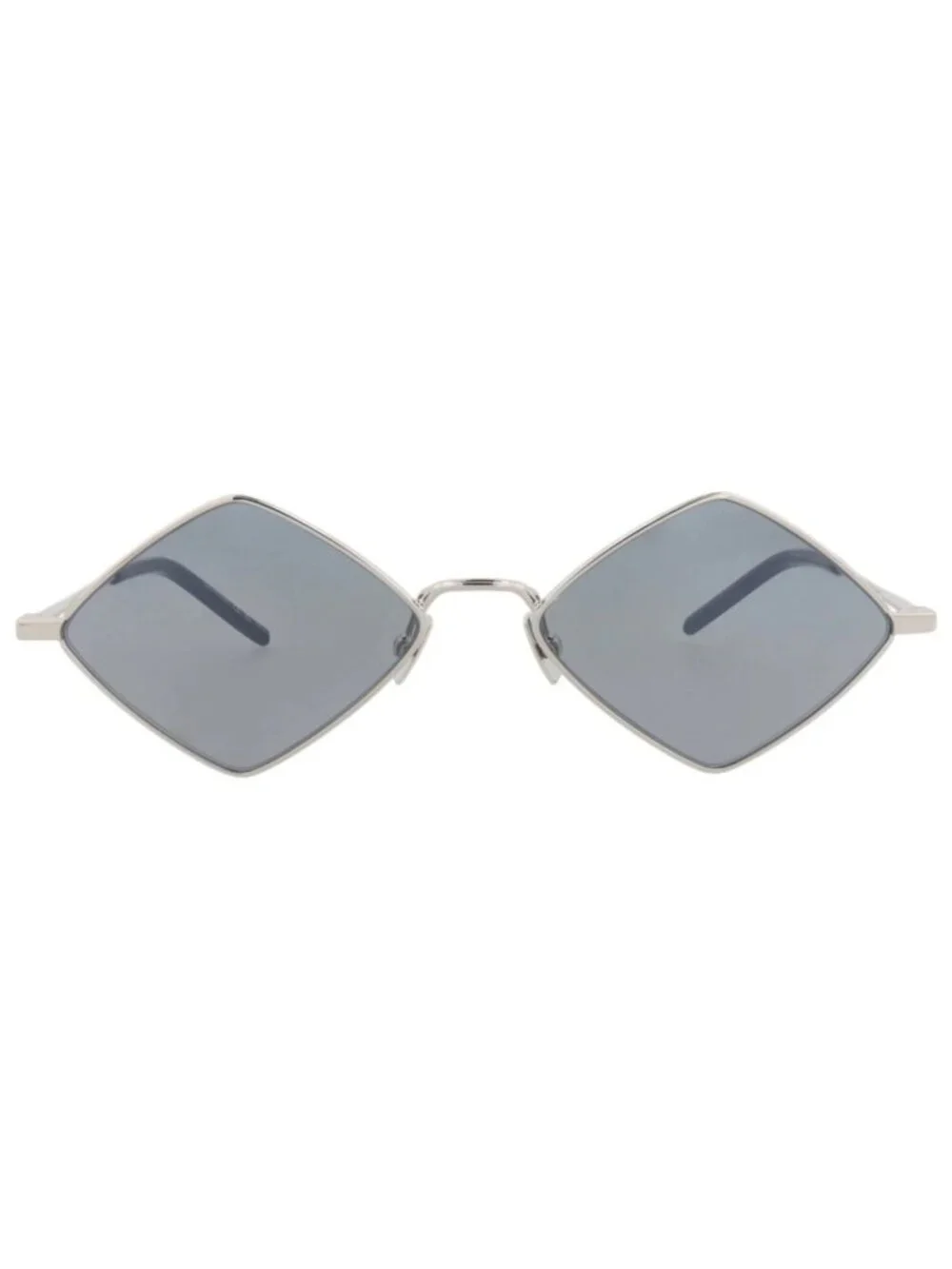 New Saint Laurent Women's Sunglasses Square Rectangle Metal Frame Unisex Silver